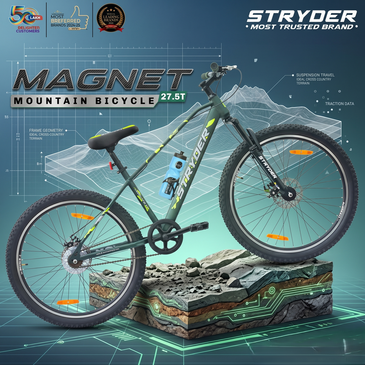 Tata Styders Magnet 27T Front Suspension Dual Disk
