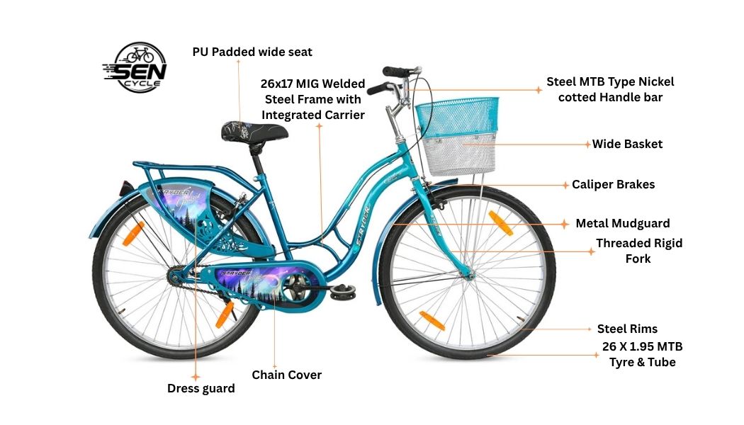 Tata Stryders Galaxia 26T Ladybird Cycle