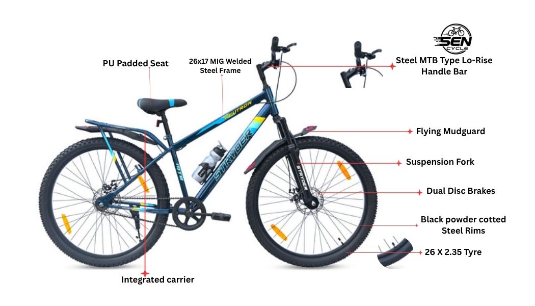 Tata Stryders Neutron IC 26T Front Suspension Dual Disk