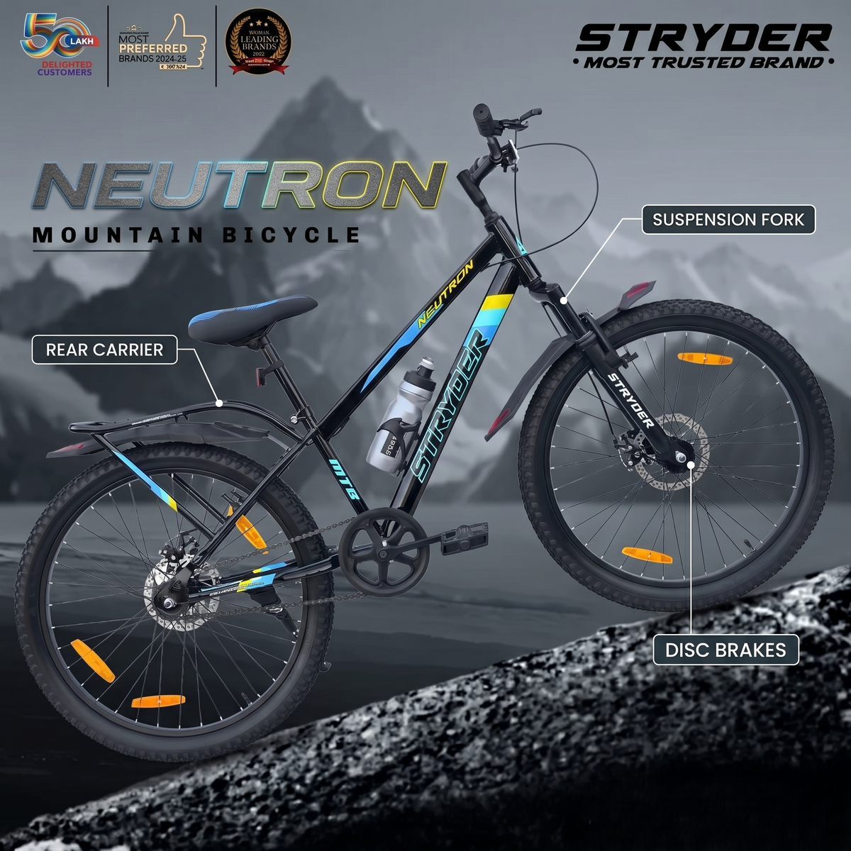Tata Stryders Neutron IC 24T Front Suspension Dual Disk