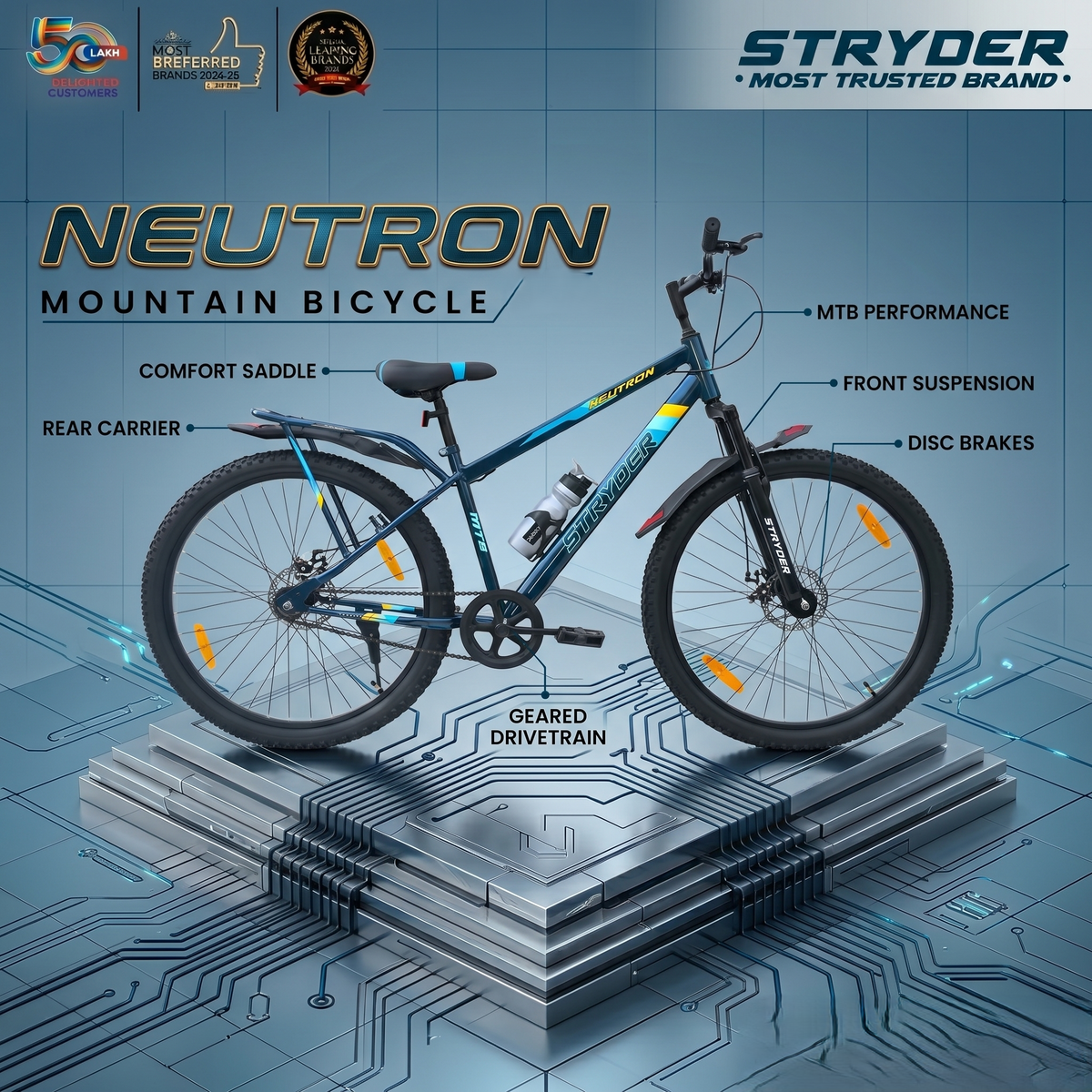Tata Stryders Neutron IC 26T Front Suspension Dual Disk
